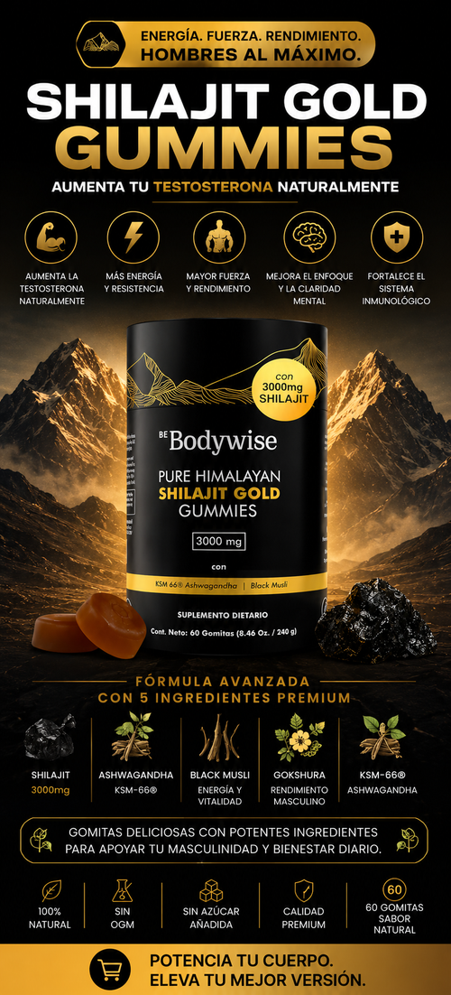 Gomitas de Shilajit Gold Premium puro del Himalaya 2x1 OFERTA LIMITADA!